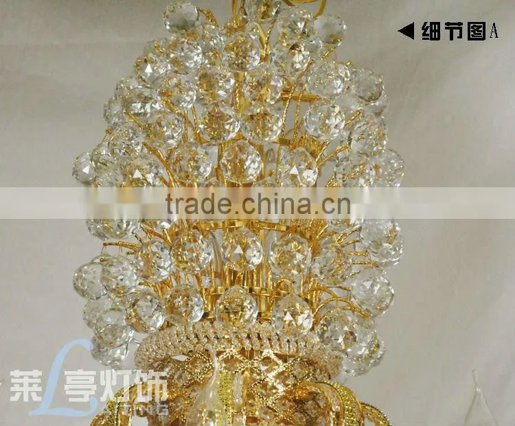 Industrial vintage crystal decoration pieces fish pendant lighting
