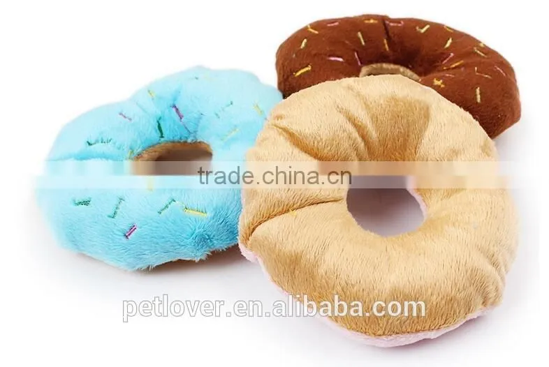Donut shape cute puppy Chew Toy