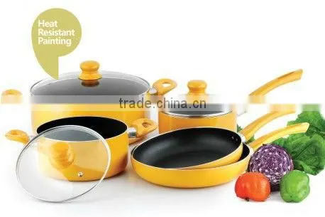 10pcs hard anodized cookware set
