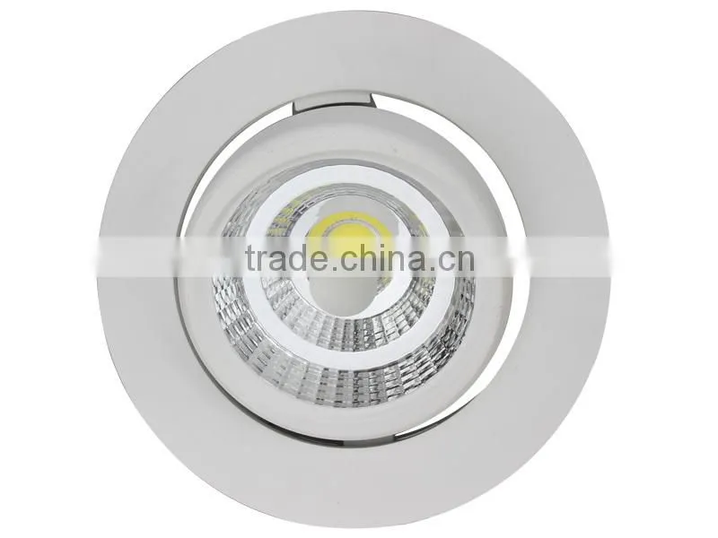LED indoor downlight COB Gimbel down light CE/Rosh listing 2015 New arrivel hot design Embedded light 15W