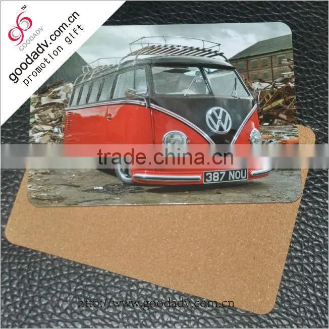 Made in china waterproofing non-slip wholesale cork placemat