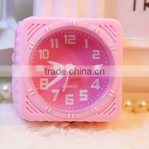 Hot sell Square silicone clock