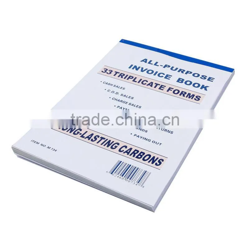 Standard English version NCR invoice book in yiwu