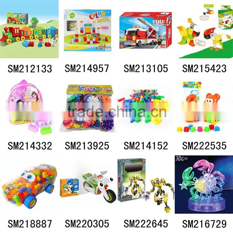 Best gift cute blocks playhouse mushroom toy with light and music