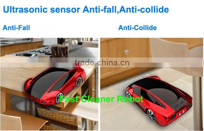 Newest design car style robot vacuum cleaner china and portable handheld vacuum cleaner double use