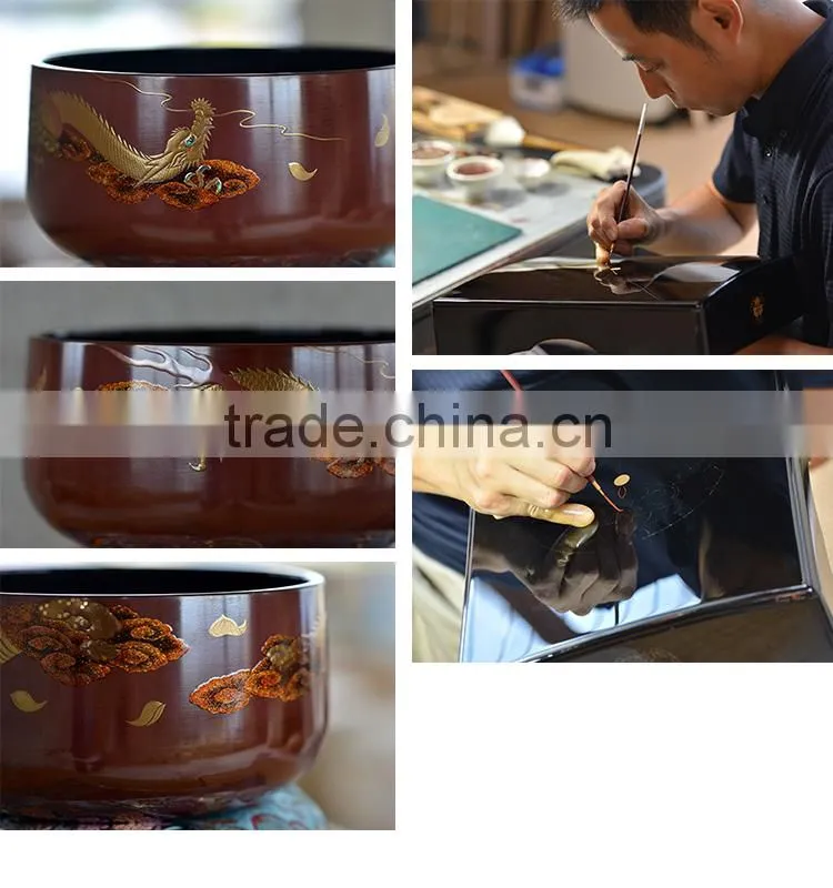 Luxurious Orin singing bowl Buddhist religious items made from tin