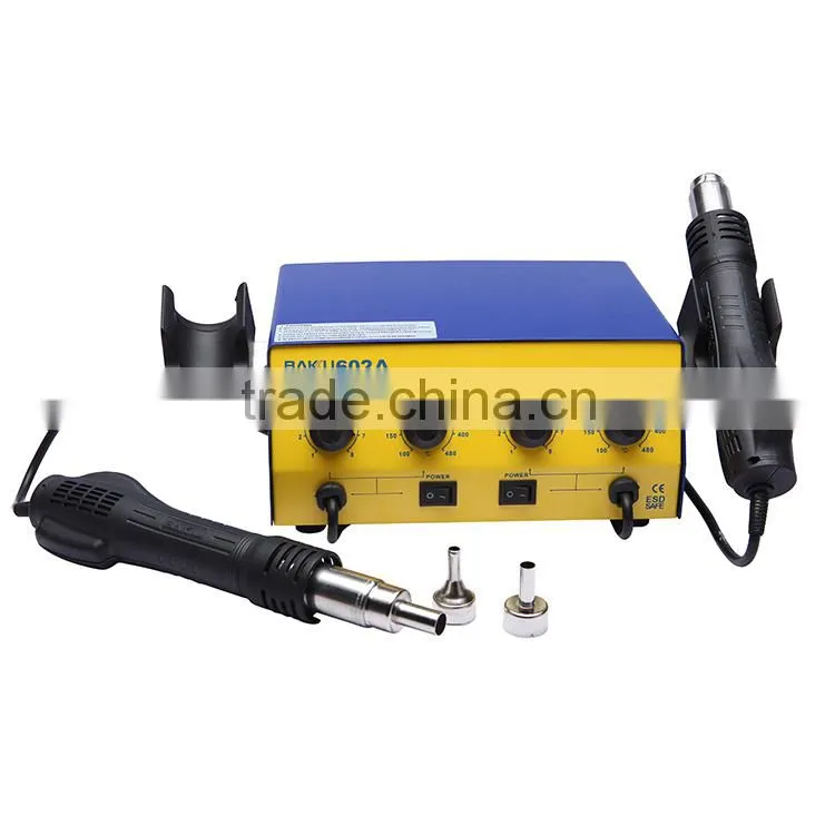 Best Sale BAKU 800W Double Hot Air SMD Rework Station (BK-602A)
