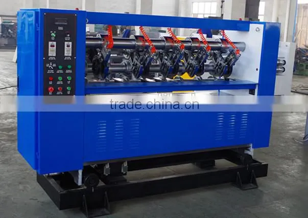 SMBD-HY series electrically left-right moving type inline thin blade slitter scorer