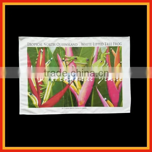sublimation animal printing microfibre tea towels