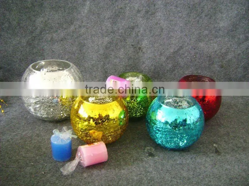 electroplating crackle glass ball