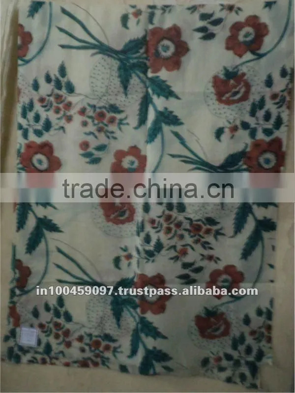 Wool printed shawls for women