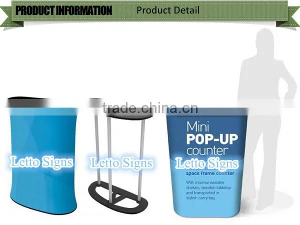 Custom Protable Trade Show Counter/Stretch Fabric Counter