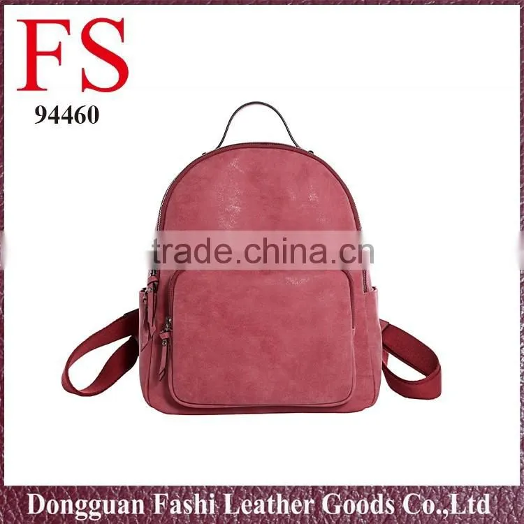 mini cute double pocket school style backpacks of teenage girls