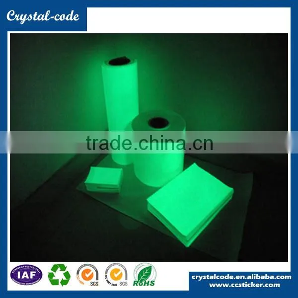 Soon delivery vinyl self adhesive luminous label