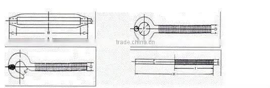 JIS Type Frame Turnbuckle drop forged