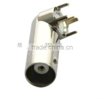 right angle four feet quick bnc female marine waterproof connectors
