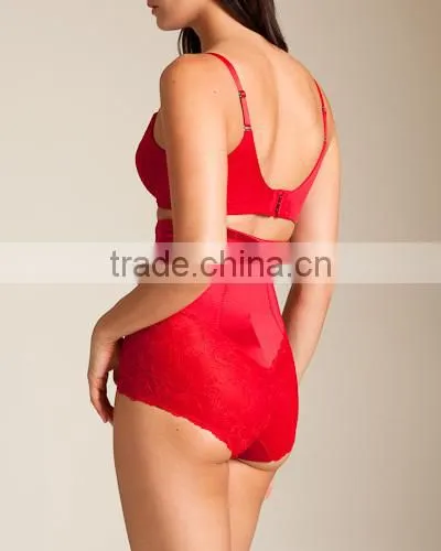 high quality hot red women slim long body shaper