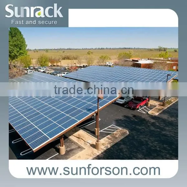 newest design solar carport with aluminum frame
