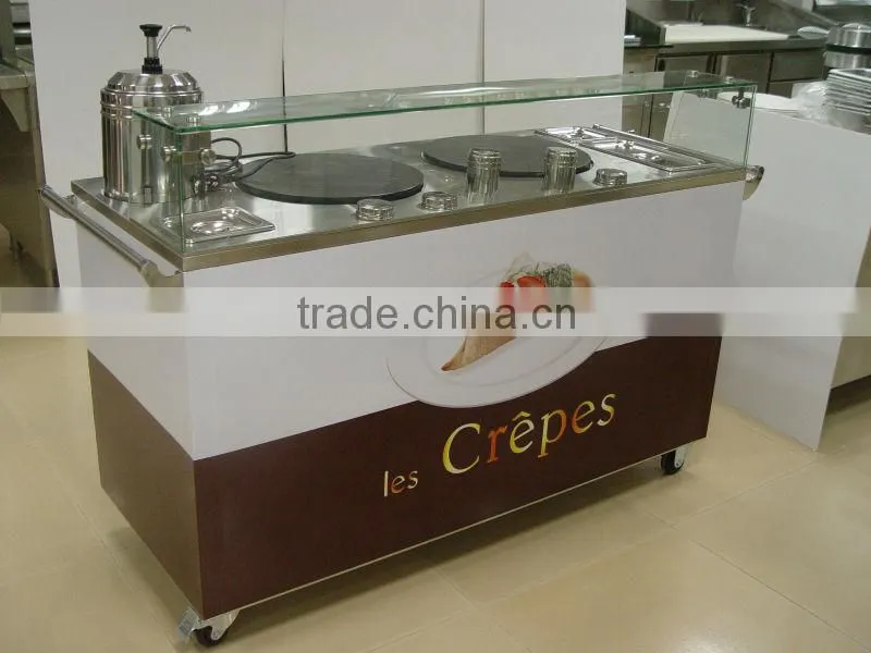 New Style Gas mobile Crepe Cart