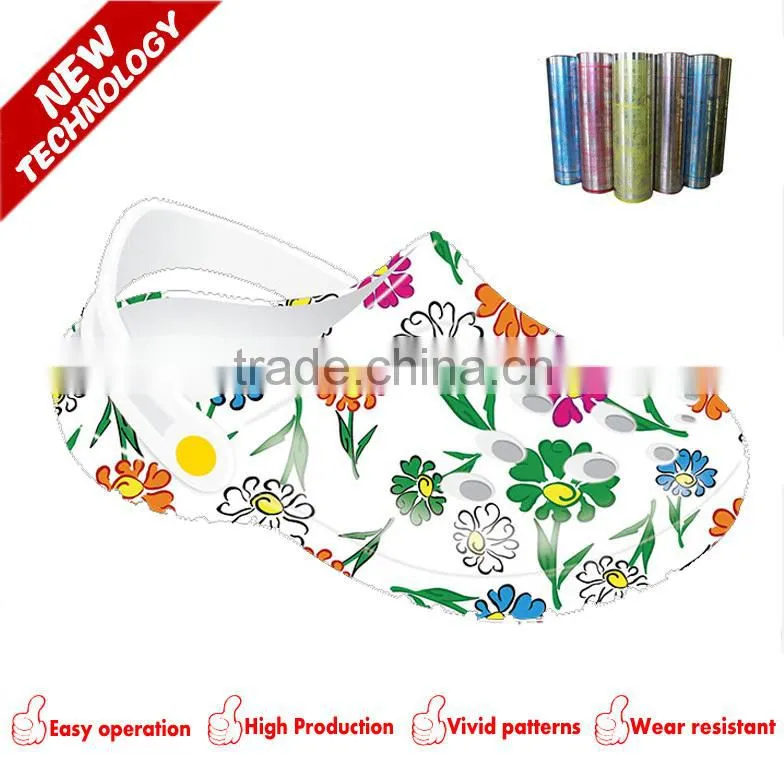 Easy operatiom 3D PVC slipper transfer film