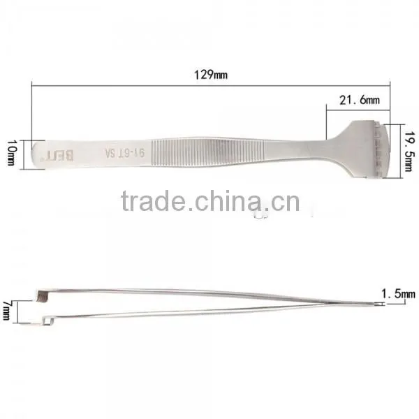 BEST-91-6T SA 302 Stainless Steel High Rigidity Wafer Tweezers Best Tweezers
