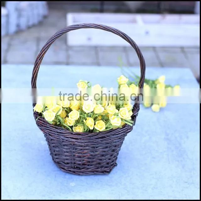 cheap unpeeled wicker basket