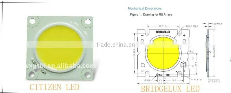 50W led streetlight lens