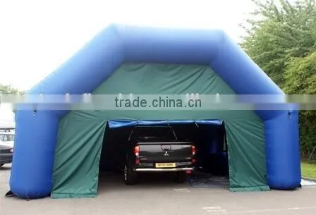 large size inflatable car garage tent with doors and windows
