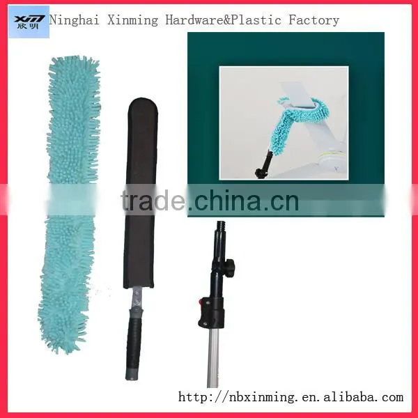 Hot sale long telescopic pole with handle microfiber duster