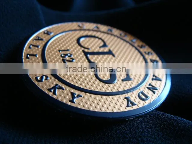 High quality custom made metal logo charms