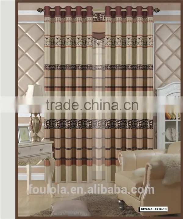 new curtains desgin printed fabric for curtain blackout fabric for curtain