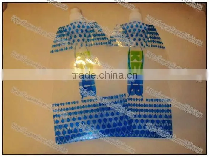 1 litre foldable plastic water bottle sports plastic bottle