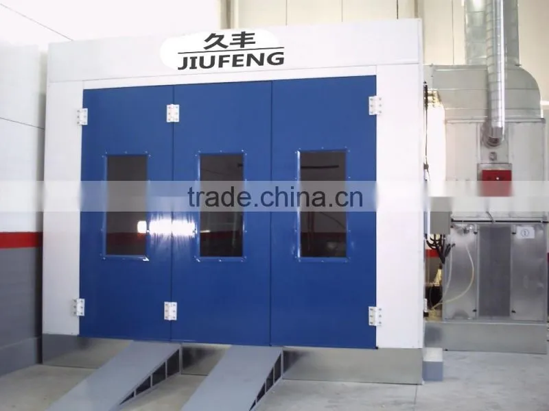 JF good spray booth middle price high effeciency offer clean cabin purified air health body painting room for sale