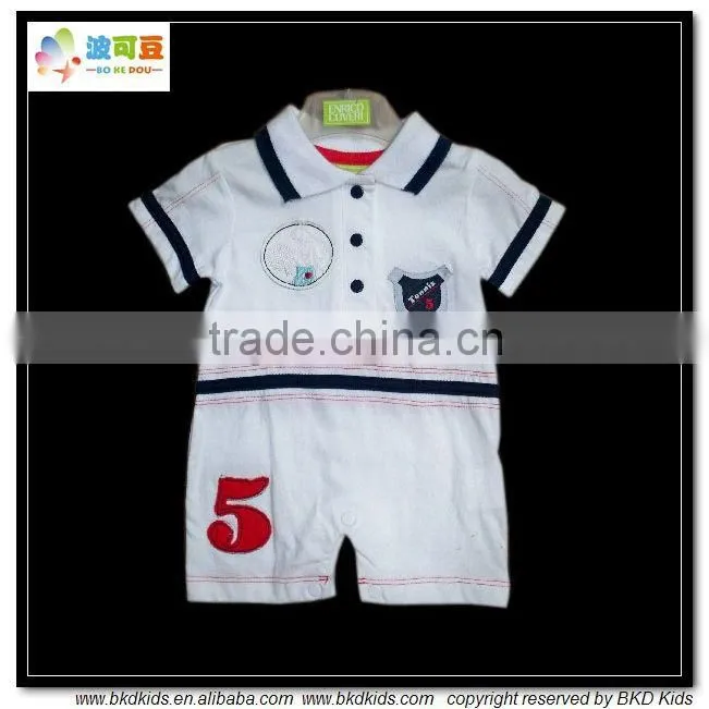BKD italy design baby clothing baby polo romper