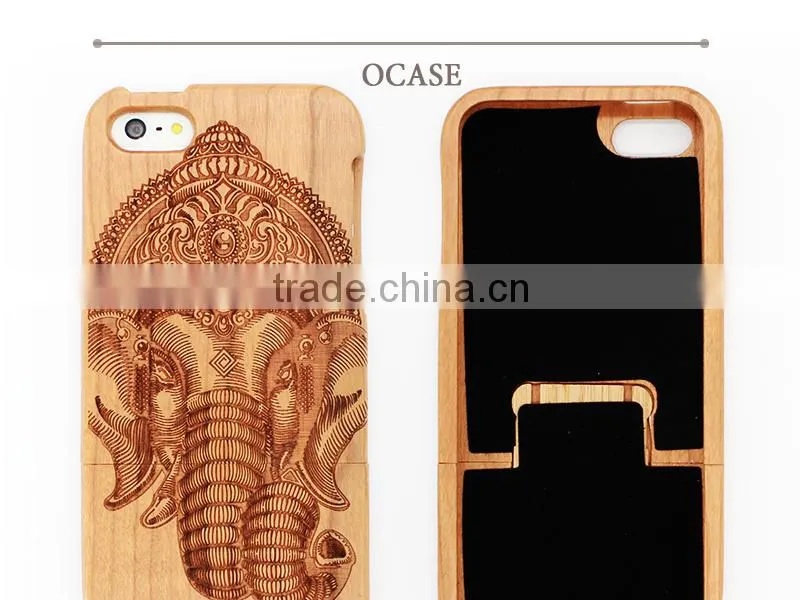 Yuanzhao Hot Sell Cherry Wood Mobile Parts Smartphone Case/Cellphone Case for iphone 6