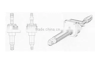 JWB series worm gear guide screw jack