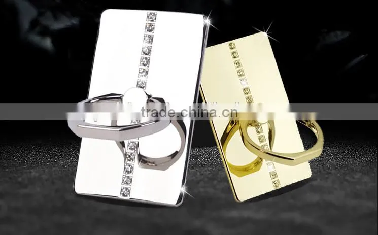 Metal ring holder for mobile phone, luxury bling diamonds metal ring holder phone holder for iPhone