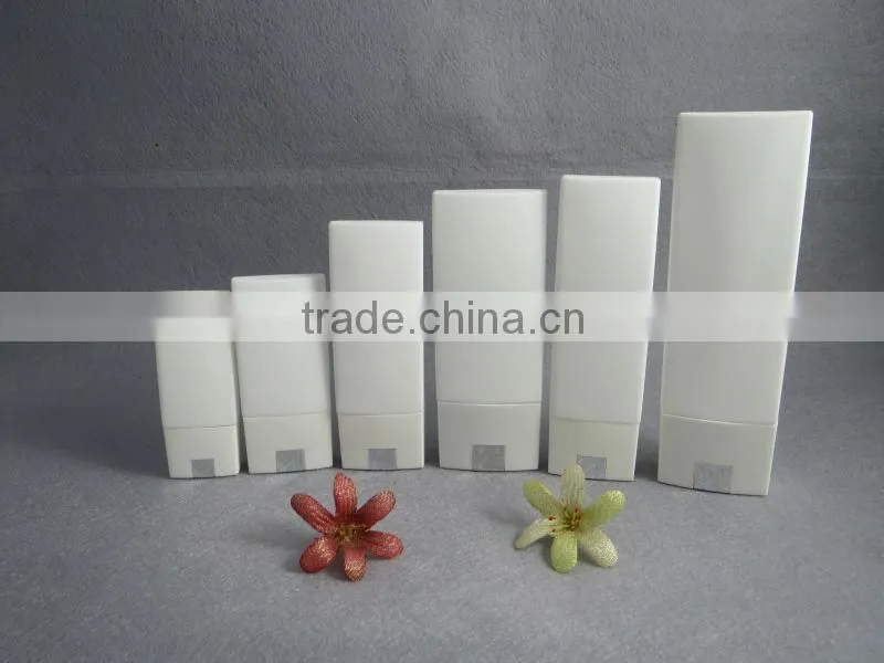 competitive price cosmetic lotion bottle with decorative sheet
