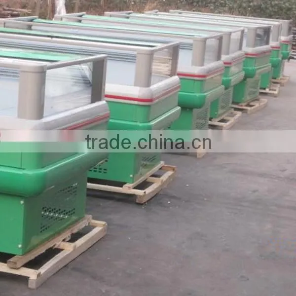 1.4m small size commercial supermarket display mini ice cream freezer