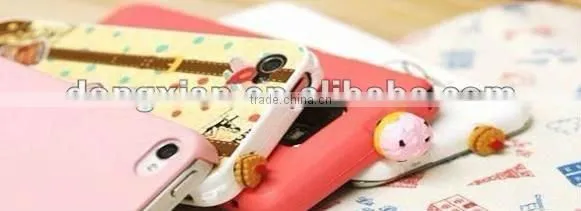 hot selling lovely earphone jack dust cap plug for iphone 4s/G