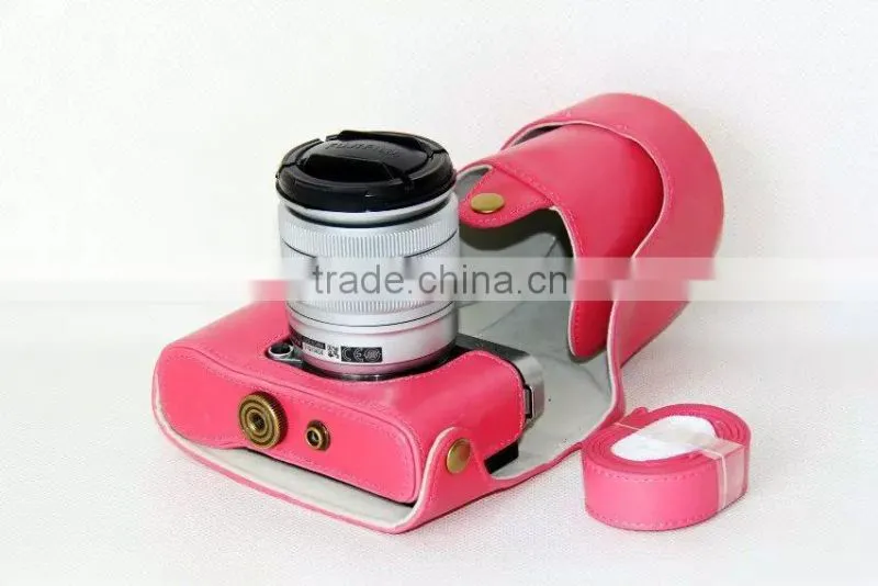 Custom Best Selling Leather Digital Camera Case Bag
