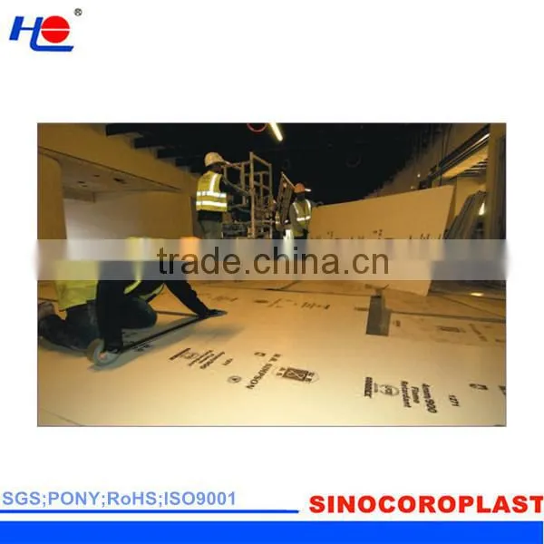 convenient to move and pollution-free polypropylene hollow indoor signboard