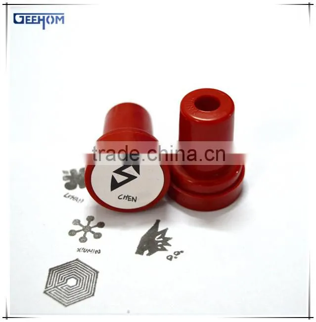 children ink stamp round shape