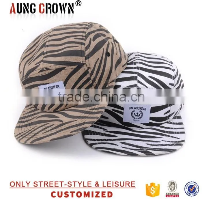 hot sale cheap flat brim 5 panel hats