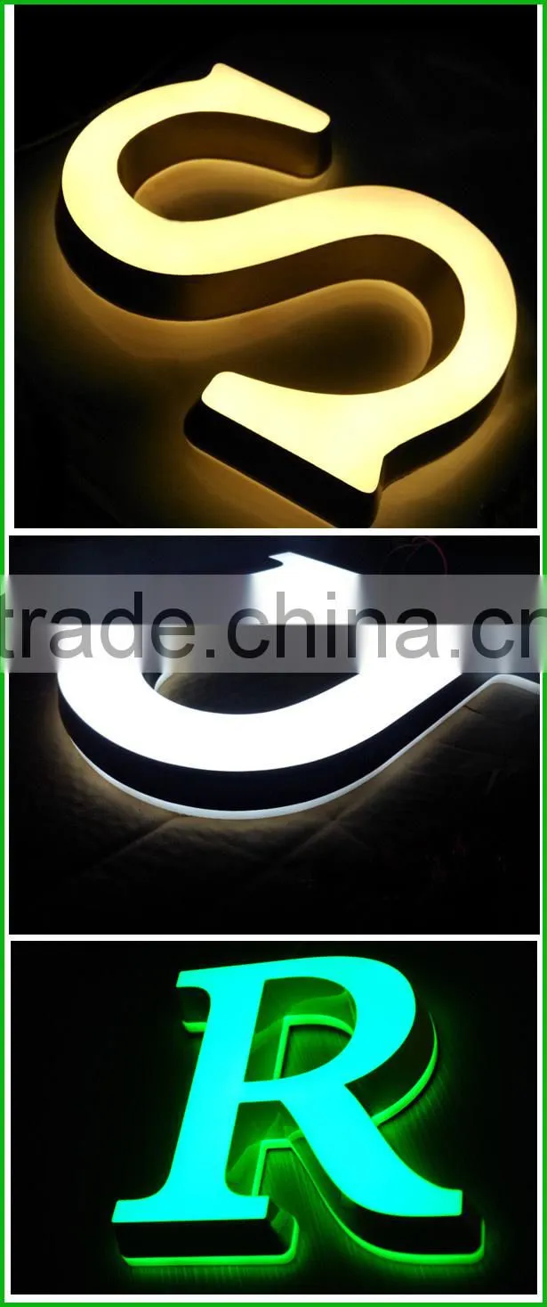 High Bright Acrylic Mini Led Letter Alphabet Led Light Letters