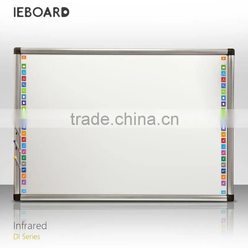 2 people to write at same tim by fast finger touch , classic dual touch finger touch 82 inch Infrared interactive whiteboard