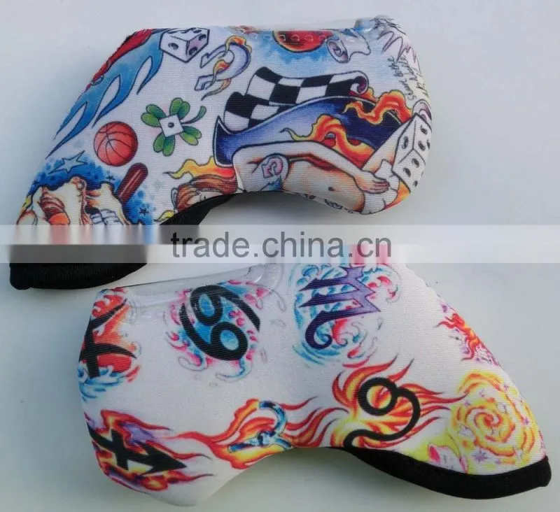 PU leather golf putter cover Iron cover