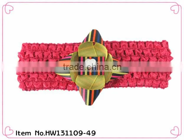 2014 kids hair accessories stretch elastic headband