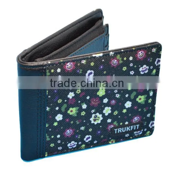 Custom canvas printed passport wallet case