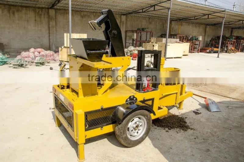 Shengya newest movable SY1-20 baking-free interlocking concrete clay brick machines with mixer china product